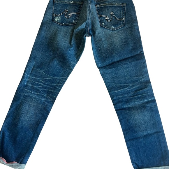 AG Adriano Goldschmied Women's Blue Denim Cigarette Jeans. Size 28R -Gently Used - Picture 8 of 13